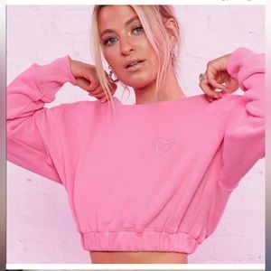 Bo and Tee Self Love Cropped sweatshirt Small